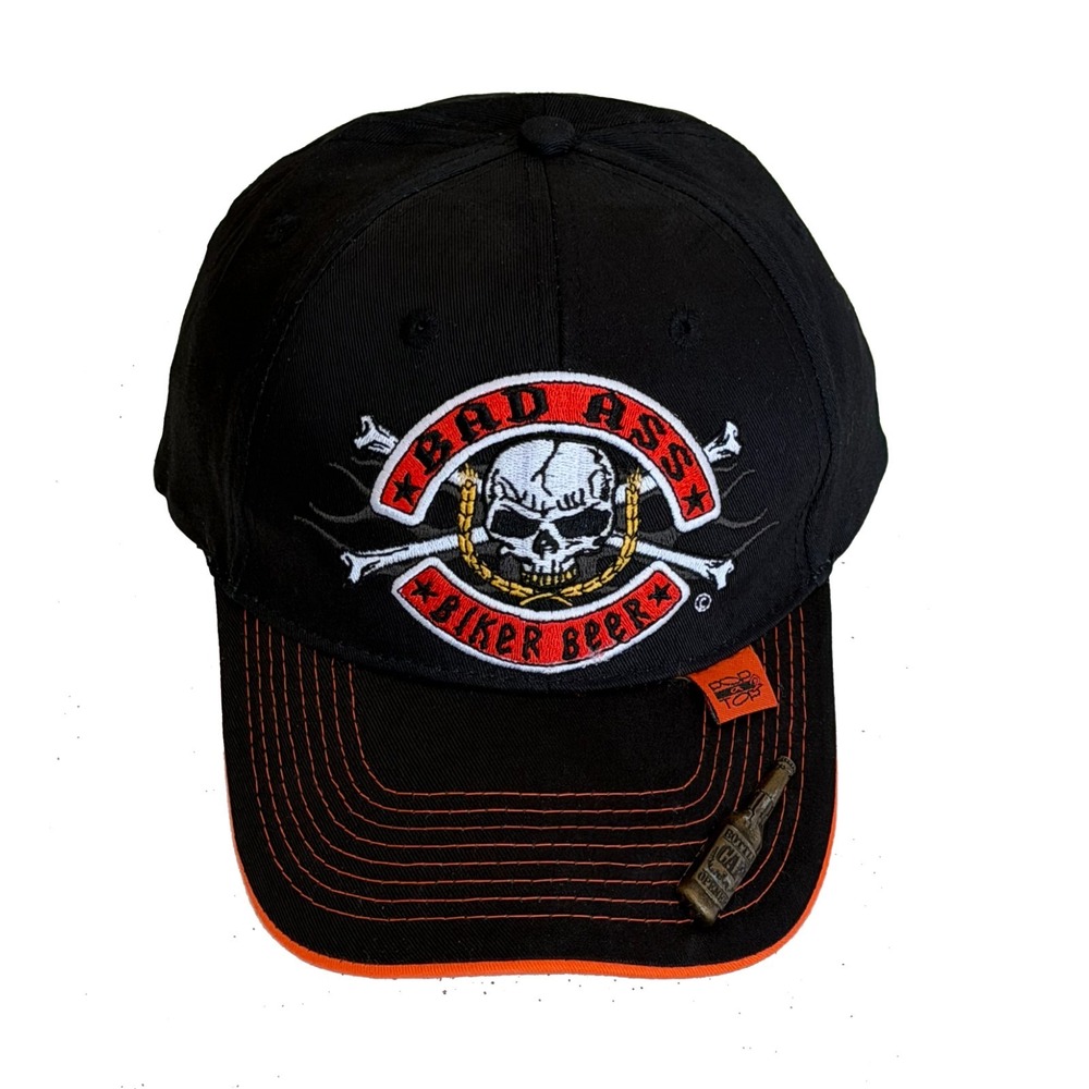Biker Beer New Trucker Cap Beer Bottle Opener attached Metal Beer Bottle On Rim